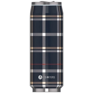 canette / can tartan p. 500ml/16,5fl.oz - les artistes maxili