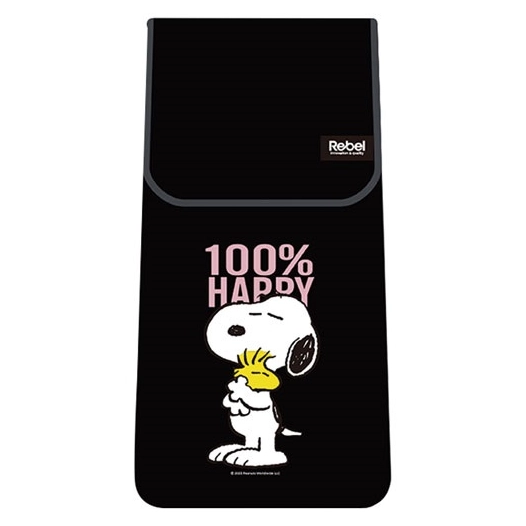 sac pouss. happy snoopy/trolley bag 2 & 6 wd-happy snoopy - les artistes maxili