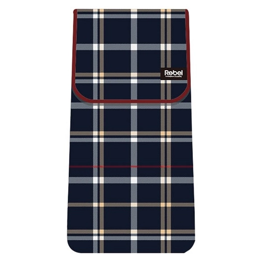 sac pouss. tartan/trolley bag 2 & 6 wd-tartan - les artistes maxili