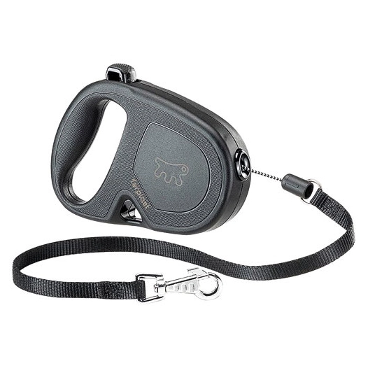 laisse flippy one cord s noire - ferplast france