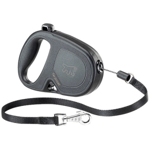 laisse flippy one cord s noire - ferplast france