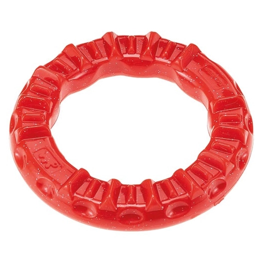 jouet dog ring smile s rouge - ferplast france