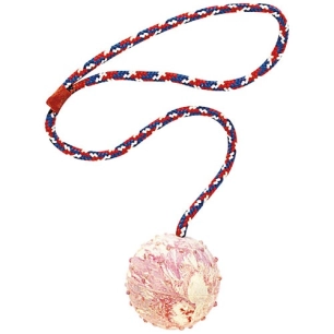 balle avec corde small 60 cm - ferplast france