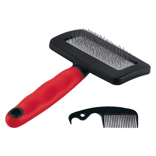 brosse carde mã©dium pour chien et chat - ferplast france