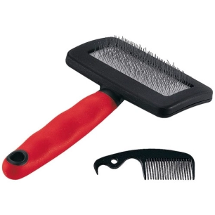 brosse carde mã©dium pour chien et chat - ferplast france