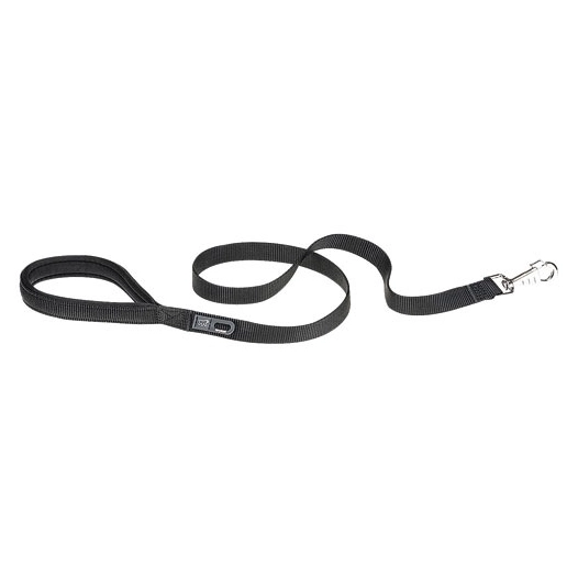 laisse nylon daytona g20/120 noire - ferplast france