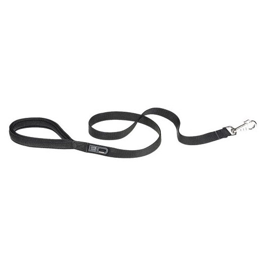 laisse nylon daytona g25/120 noire - ferplast france