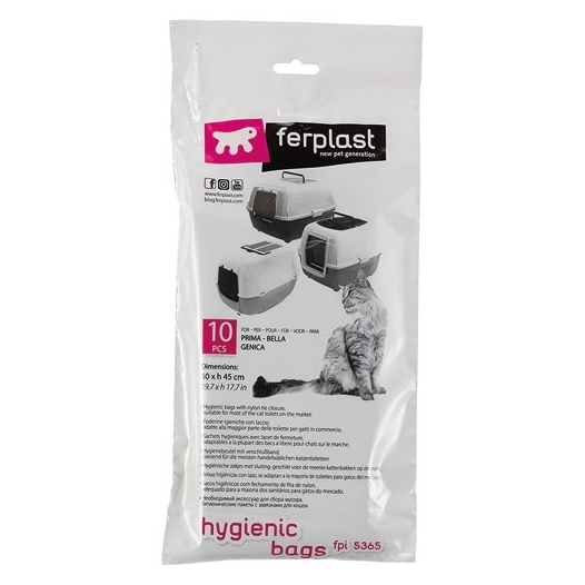 sachet hygiã©nique fpi 5365 pour maison toilette sachet de 10 - ferplast france