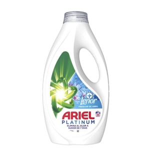 lessive liquide, platinum, fraîcheur d'avril, 25 lavages, 1125 ml