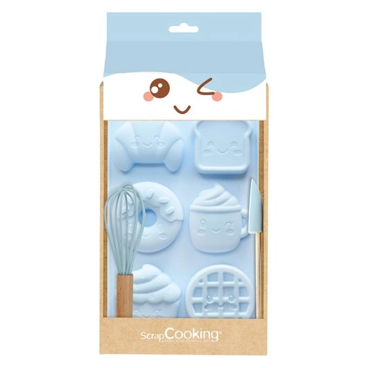 coffret kawaii ustensiles moule - carambelle sarl - scrapcooking