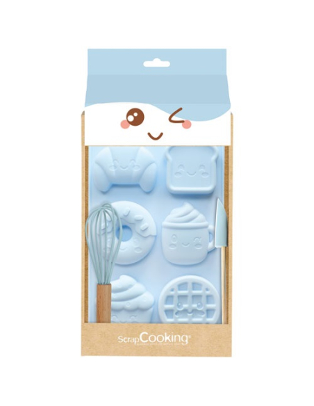 coffret kawaii ustensiles moule - carambelle sarl - scrapcooking