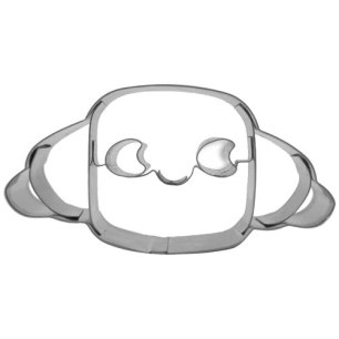 decoupoir croissant kawaii - carambelle sarl - scrapcooking