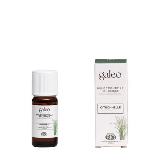 huile essentielle biologique 10 ml citronnelle - galeo concept