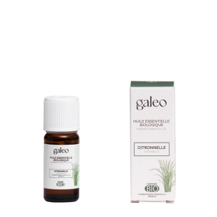 huile essentielle biologique 10 ml citronnelle - galeo concept