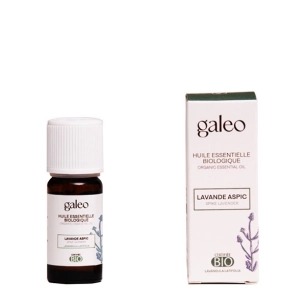 huile essentielle biologique 10 ml lavande aspic - galeo concept