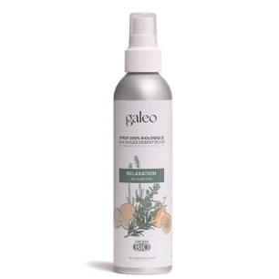 spray 100% biologique aux huiles essentielles 200 ml 'relaxation' - galeo concept