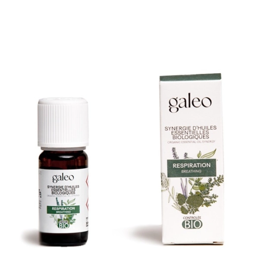 synergie d'huiles essentielles biologiques 10 ml 'respiration' - galeo concept
