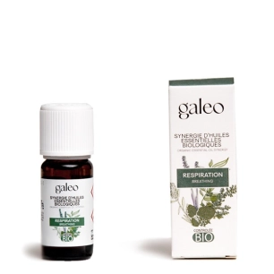 synergie d'huiles essentielles biologiques 10 ml 'respiration' - galeo concept