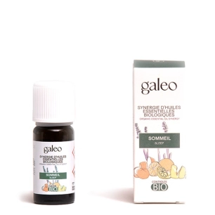 synergie d'huiles essentielles biologiques 10 ml 'sommeil' - galeo concept