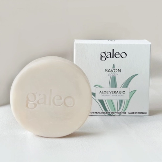 savon - aloe vera biologique 100 gr - galeo concept