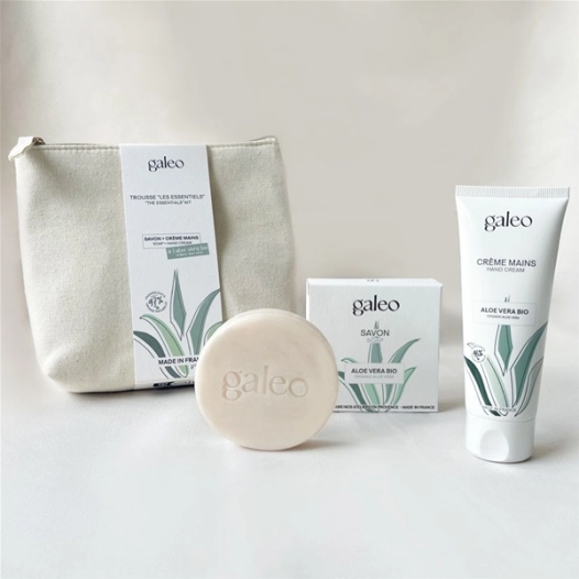 trousse 'les essentiels' - aloe vera biologique - galeo concept