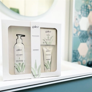coffrets trio soin du corps - aloe vera biologique - galeo concept