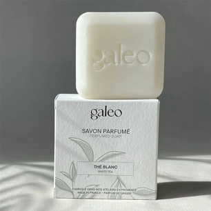 savon parfumã‰ 100 gr thã‰ blanc - galeo concept