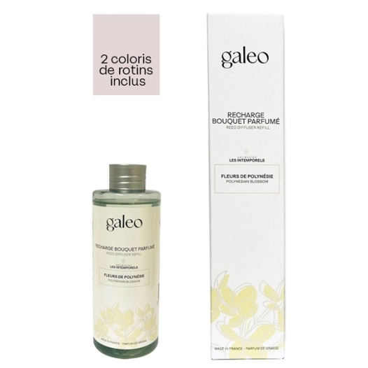 recharge 200 ml fleurs de polynã‰sie - galeo concept