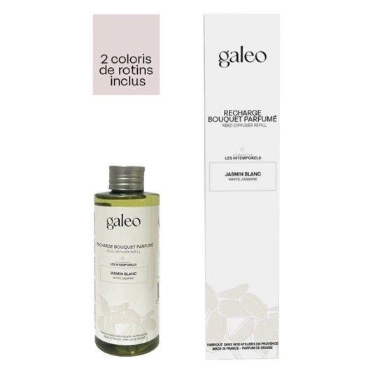 recharge 200 ml jasmin blanc - galeo concept
