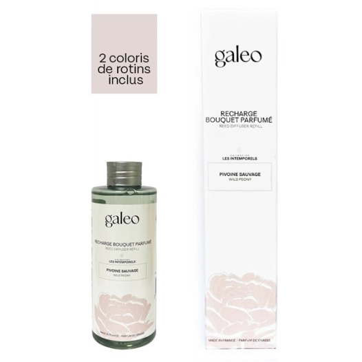 recharge 200 ml pivoine sauvage - galeo concept