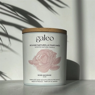bougie naturelle 200g rose ancienne - galeo concept