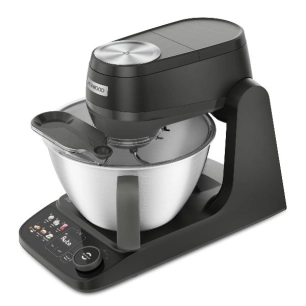 robot pã¢tissier multifonction compact - 1000 w - bol inox 4,3 l - 7 vitesses + pulse - blender - hachoir mã©tal - presse- - del