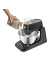 robot pã¢tissier multifonction compact - 1000 w - bol inox 4,3 l - 7 vitesses + pulse - blender - hachoir mã©tal - presse- - del