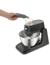 robot pã¢tissier multifonction compact - 1000 w - bol inox 4,3 l - 7 vitesses + pulse - blender - hachoir mã©tal - presse- - del