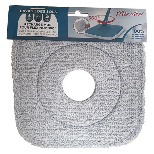 recharge microfibre pour combine de lavage flex mop 360 - thion