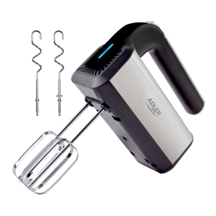 batteur électrique, ad4225, inox et noir, 800 w