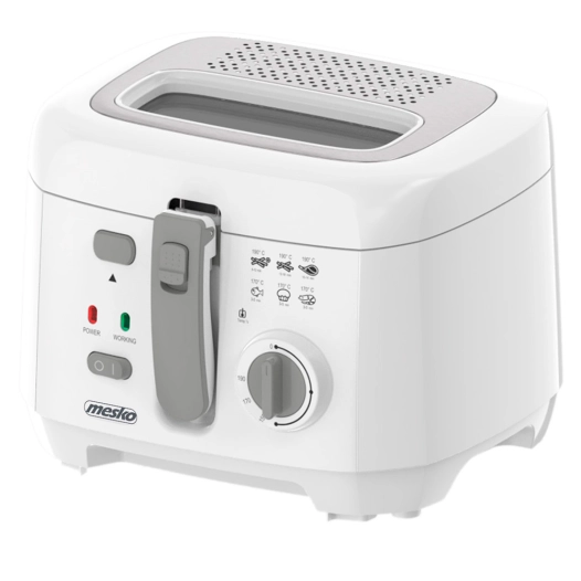 friteuse ms4908g blanche 2,5 l 1800 w