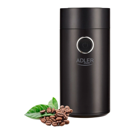 moulin à café ad446 noir et argent, 150 w