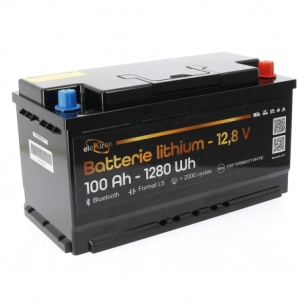 Batterie Lithium LiFePO4 100Ah ELEKTRON Format L5 Bluetooth | Camping-car & Van