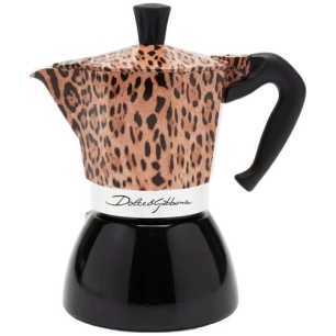moka induction 6 tasses dolce & gabbana - leopard - bialetti france sarl