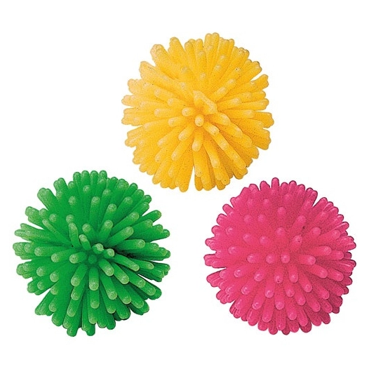 petite balle caoutchouc fantaisie coloris assortis - ferplast france