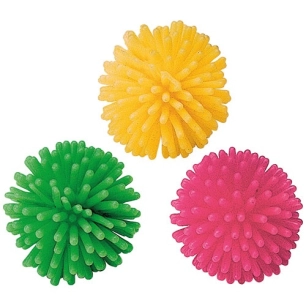 petite balle caoutchouc fantaisie coloris assortis - ferplast france