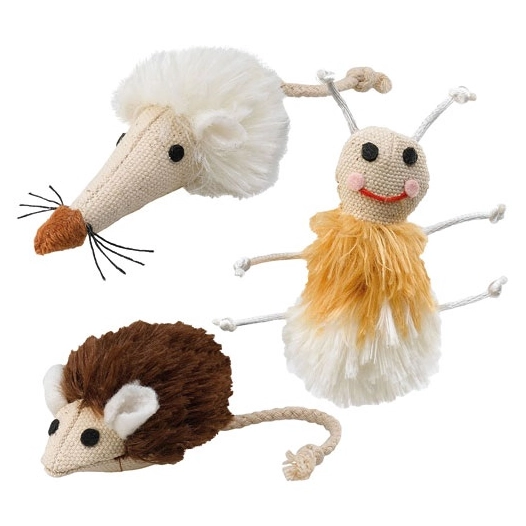 jouet en tissu et peluche pour chat modã¨les assortis - ferplast france