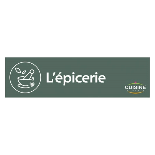 fronton cp l'epicerie - cent pour cyan