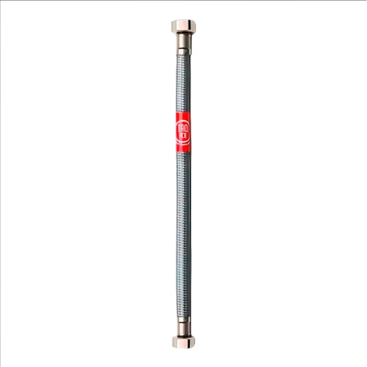 flexible inox sanitaire, m-f 3/8 pou., 25 cm
