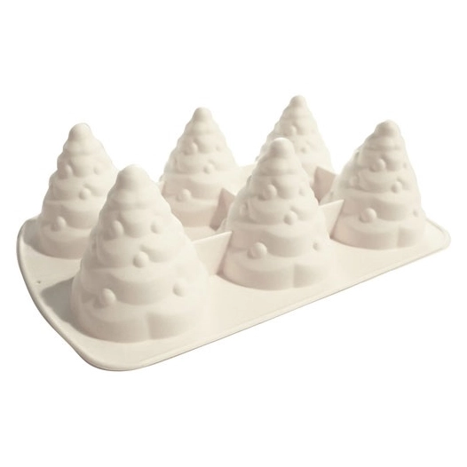 moule silicone 3d sapins 6p - carambelle sarl - scrapcooking