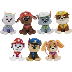peluche 15 cm pat' patrouille assortie prã©sentoir de 8 - wdk groupe partner