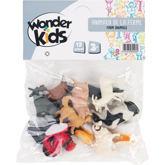 animaux de la ferme 12 piã¨ces - wdk groupe partner