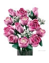 bouquet de roses roses - botanicals - wdk groupe partner