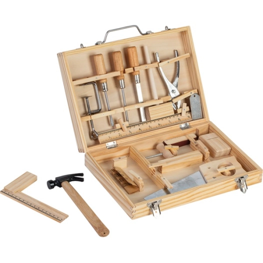 mallette outils bois et mã©tal 16 piã¨ces - wdk groupe partner